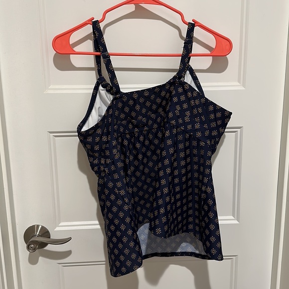 NWT Target swim X plus Kona sol tankini blue keyhole cut out brand new - Picture 2 of 5